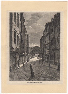 Butcher's Row in 1800